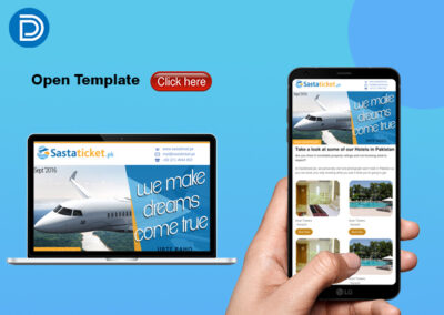 Email Template For Ticket Booking Website
